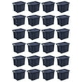 thumbnail image 1 of Sterilite Tuff1 18 Gallon Storage Tote Bin w/Latching Lid, Blue (24 Pack), 1 of 9