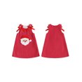 thumbnail image 2 of Miaouyo Girl Christmas Corduroy Dress Santa Embroidery Sleeveless Tank Dress, 2 of 9