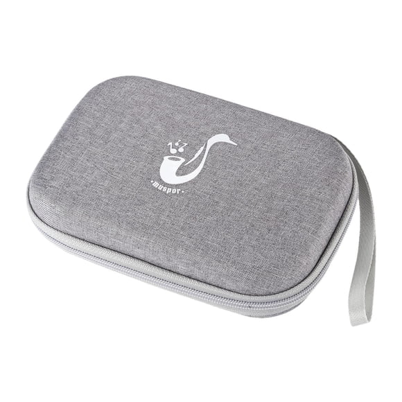Caja Protectora de Caña, Bolsa con Cremallera, Accesorio para 20 Cañas, Estuche de Caña para Saxofón Alto, Soporte de Almacenamiento para Cañas de Cla Gris