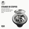thumbnail image 4 of VIGO Stainless Steel Kitchen Sink Strainer, 4 of 7