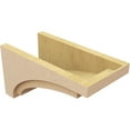thumbnail image 5 of 12"W x 24"D x 12"H Wide Rivera Rough Cedar Woodgrain TimberThane Corbel, Primed Tan, 5 of 6