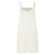 thumbnail image 3 of Gibobby pantalones holgados de oficina Monos cortos de verano para mujer, monos informales holgados sin mangas con tirantes y , monos con bolsillos(Blanco， XL), 3 of 5