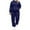Dark Blue, variant on Diufon Womens 2 Piece Outfits Oversized Long Sleeve Hoodies Sweatsuit Baggy Sweatpants Fall Winter Lounge Sets with Pockets