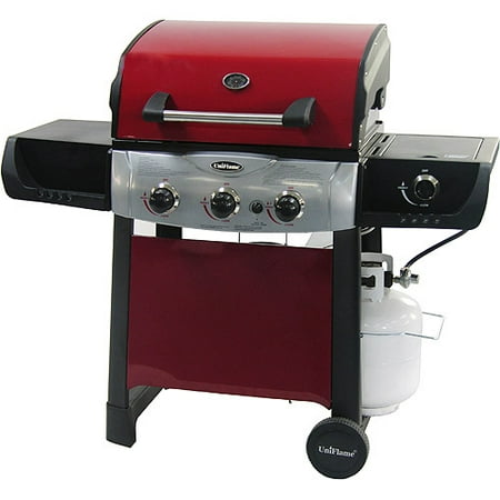 Uniflame Gas Grill C, Burgundy