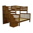 thumbnail image 3 of Bedz King Stairway Bunk Beds Twin over Full with 4 Drawers in the Steps, Espresso, 3 of 3