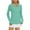 Light green, variant on Long Sleeve Workout Tops for Women, Comdrip Womens Long Sleeve Shirts 50+ Sun 1/4 Zip Summer Hiking Shirt Quarter Zip Pullover Athletic Tops for Women Light Blue XL