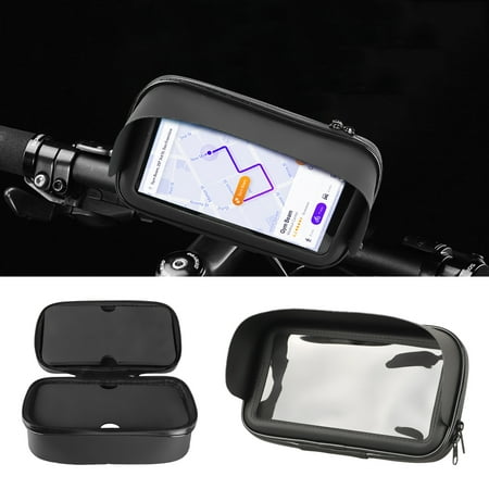 Bike Phone Bag, EEEKit Waterproof Touch Screen Phone Holder Bicycle Handlebar Bag Cycling Pouch Accessories for for iPhone Xs Max/XR/X/8 Plus/8/7 Plus/7/6S Plus/6S, Galaxy S10/S10