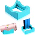thumbnail image 1 of Soporte de silicona para tazas con ranura incorporada para manualidades, para aplicar calcomanías de vinilo para vasos, pequeño soporte para tazas con escobilla de goma con borde de fieltro para botel, 1 of 5