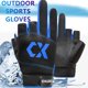 thumbnail image 1 of 1 Pair Durable Anti-Slip Anti-Sweat Anti-Cutting Cyclinggloves Men Women Half Finger Gloves Breathable Sports Bike Summer GloveGold He Qiyong unisex, 1 of 1