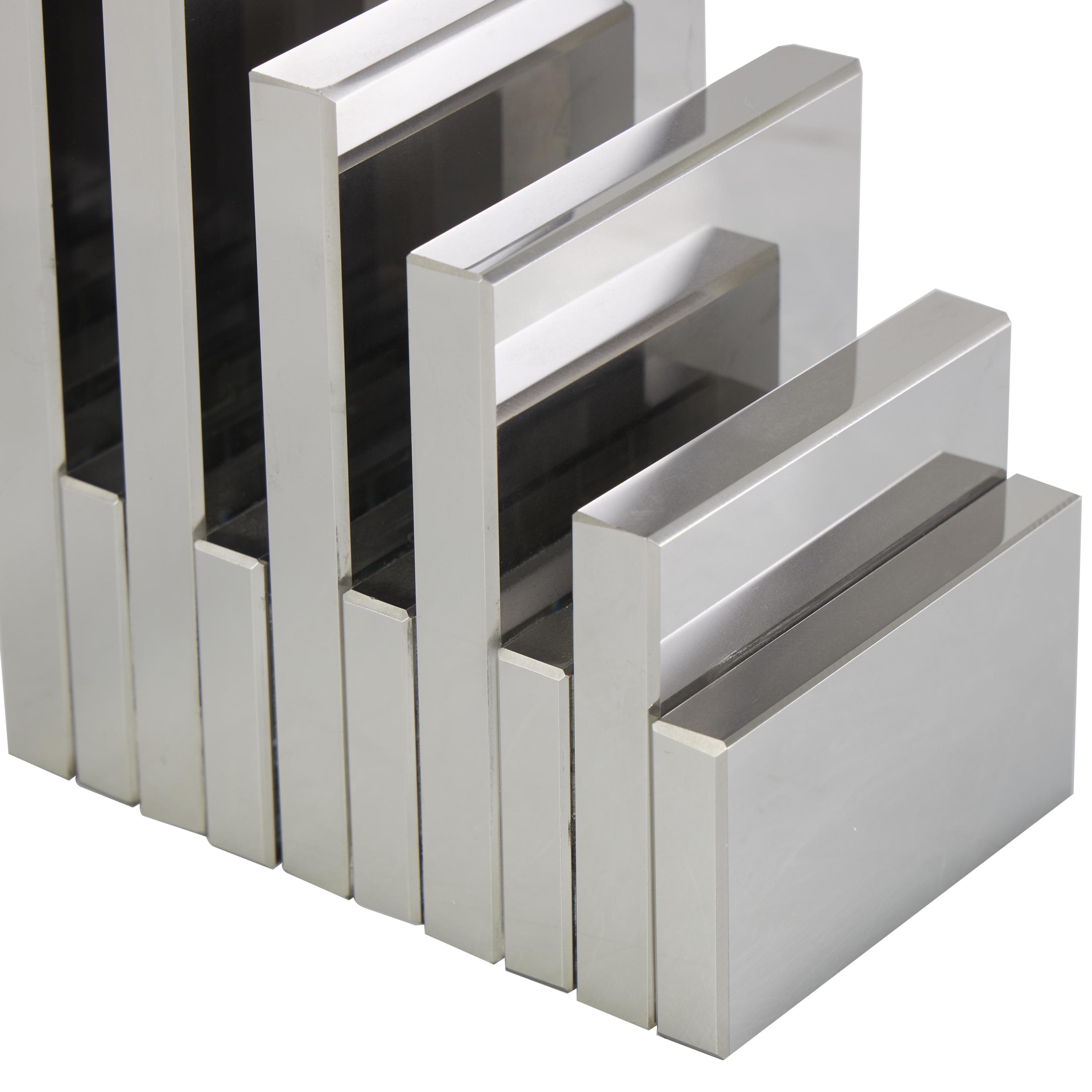 DecMode 4" Pyramid Geometric Silver Crystal Bookends (Set of 2)