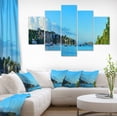 thumbnail image 1 of St John Bay Panoramic View - Extra Large Seashore Canvas Art, 1 of 3