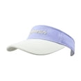 thumbnail image 2 of Visière de Sport pour Femmes, Design Color Block avec Grand Bord et Bande Anti-Transpiration, Protection Sun pour Course, Randonnée, Jardinage et Tennis, Violet Clair, 2 of 3
