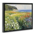 thumbnail image 3 of Stupell Industries Vivid Wildflower Beach Black Framed Floater Canvas Wall Art design by Petal Prints Design, 17 x 21, 3 of 9
