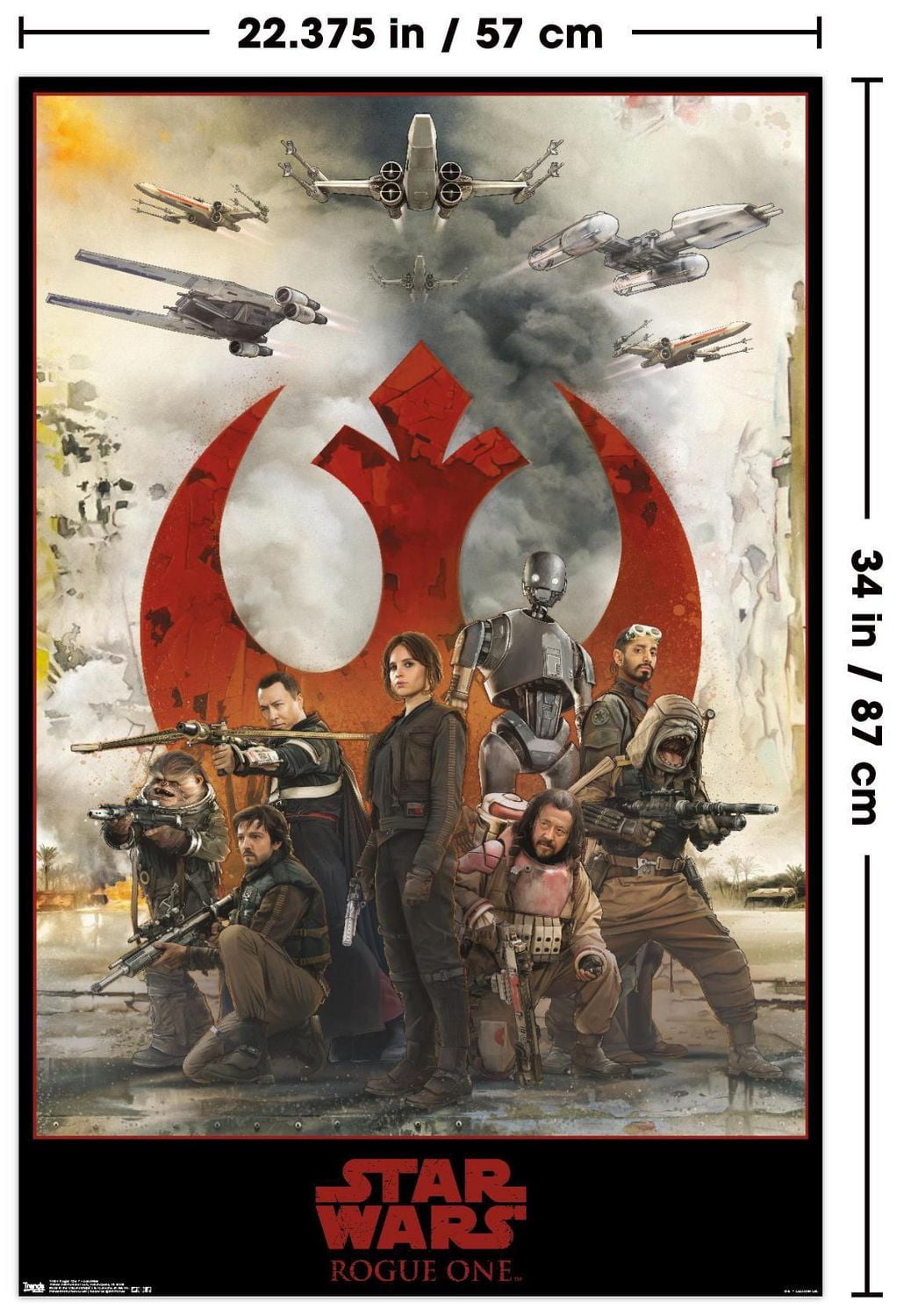 Star Wars: Rogue One - Assemble Wall Poster, 22.375" x 34"