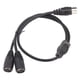 thumbnail image 5 of Cable divisor DIN macho de 6 pines a 2 enchufes hembra Cable de extensión DIN multifuncional de 6 pines 1.6 pies, 5 of 8