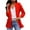 Red, variant on Meichang Blazer for Womens Fashion Dressy Lapel Open Front Suit Solid Long Sleeve Jacket Work Office Elegant Cardigan with Pockets