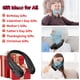 thumbnail image 5 of Ventilador de cuello portátil, manos libres, ventilador personal sin aspas, recargable por USB de 6000 mAh, refrigeración de 360°, pantalla LED, 4 velocidades, regalos de cumpleaños para hombres, 5 of 8
