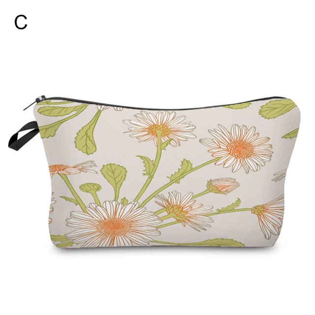 Trousse Cosmétique Imprimé Champignon 3D Polyvalente Femmes Apparence Mode Exquise Sac de Rangement pour la Maison