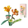 thumbnail image 1 of Building Blocks Immortal Bouquet Home Decoration Decoration Assembly Toy Set Gift (Without Vase), 1 of 11