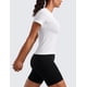 thumbnail image 3 of Remera CRZ YOGA XX-S de cintura, transpirable, blanca, 3 of 6