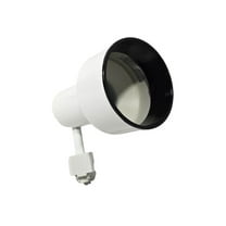 Sunset 1-Light Track Light, Head Step Cylinder White F2925-30