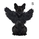 thumbnail image 1 of Mascota Alas De Plumas De Halloween Mascota Disfraz De Halloween Cosplay Ángel Diablo Negro Blanco Ala Para Perro Gato Conejo Cerdito Eigraketly PT001515-01, 1 of 6