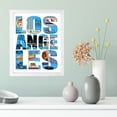 thumbnail image 2 of Designs ByLITA Los Angeles, California, 8 x 10 White Wall Print (Framed) | American Cities Stylish Home Decoration, 2 of 6