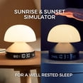 thumbnail image 4 of Lexon Mina Sunrise Despertador, Luz de Despertador y Lámpara de Atardecer para Rutina de Sueño - Rojo Oscuro, 4 of 5