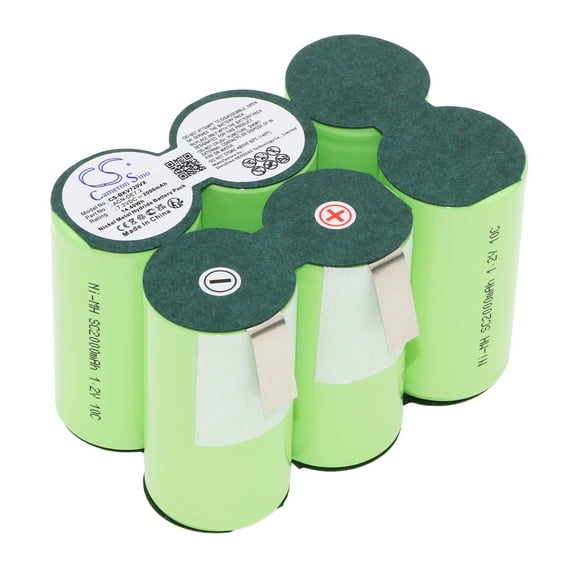 Szdcoo ACN-DE7.2, 2000mAh Battery Replacement for Black&Decker Dustbuster DV7205N H2, Dustbuster 7.2V, DV7205, DV7205N