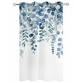 thumbnail image 2 of nqOlkjepod Outdoor Curtains for Patio Waterproof, Eucalyptus Blue Outdoor Privacy Panels Grommet, Farmhouse Leaves Summer Spring Blackout Outside Curtains for Porch/Cabana/Pergola 54"x84", 1 Panel, 2 of 8