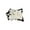 White & black, variant on Natural Classic Calfskin Throw Rug | White & chocolate | 2'x3'