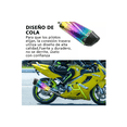 thumbnail image 4 of Tubo De Escape para Moto Modificado Silenciador Universal 51mm Tornasol, 4 of 5