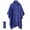 Blue, variant on LHWEN Three In One Rain Poncho Reusable Lightweight PU Raincoat with Hood for Adult Outdoor Hiking Tourism Unisex Emergency Rain Gear Easy to Carry and Store Ideal for All Seasons and Activities