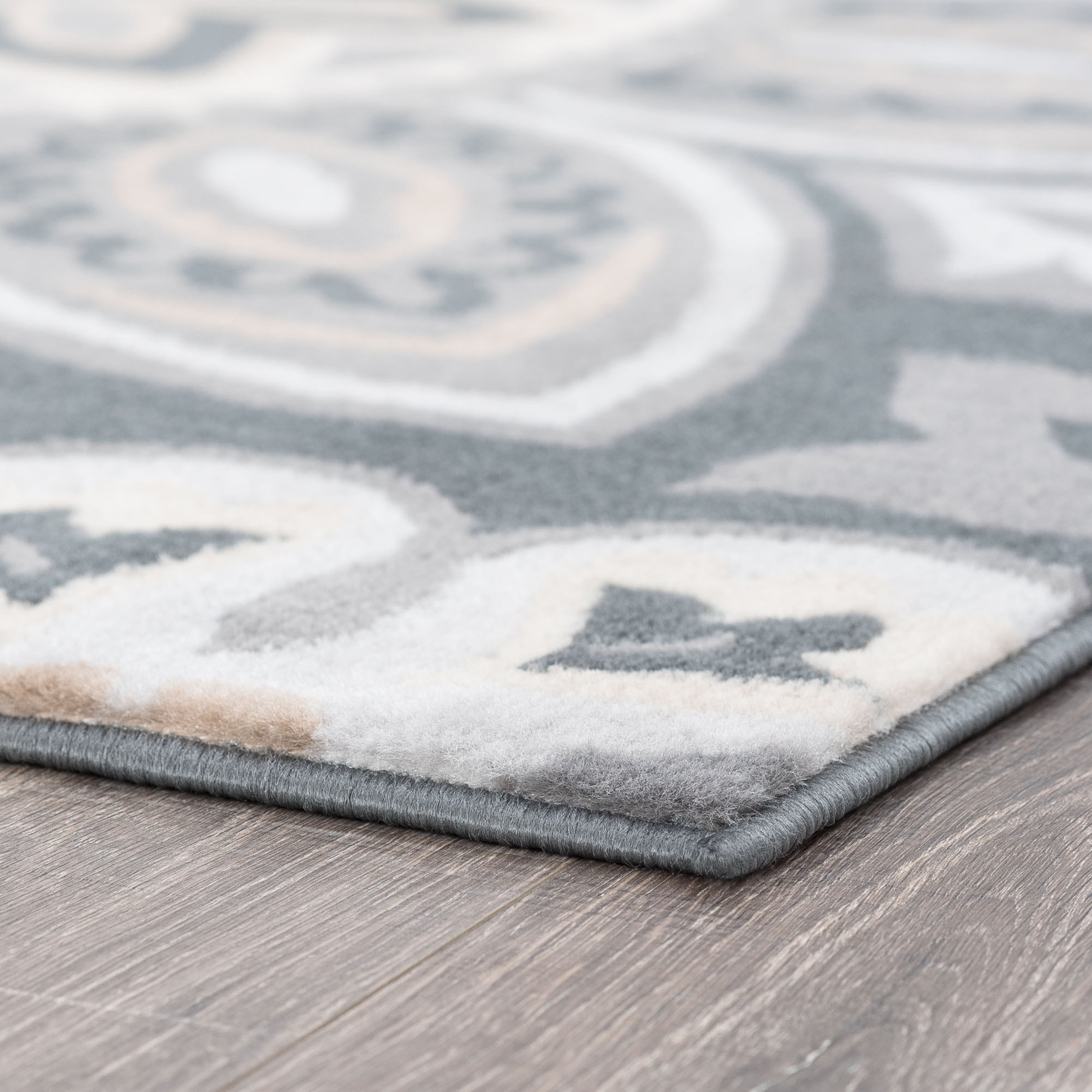 5x7 Transitional Dark Gray Area Rugs for Living Room | Bedroom Rug | Dining Room Rug | Indoor Entry or Entryway Rug | Kitchen Rug | Alfombras para Salas 5' x 7'