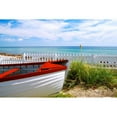 thumbnail image 3 of Peck, Gail 14x11 Black Modern Framed Museum Art Print Titled - Boat By The Beach, 3 of 5