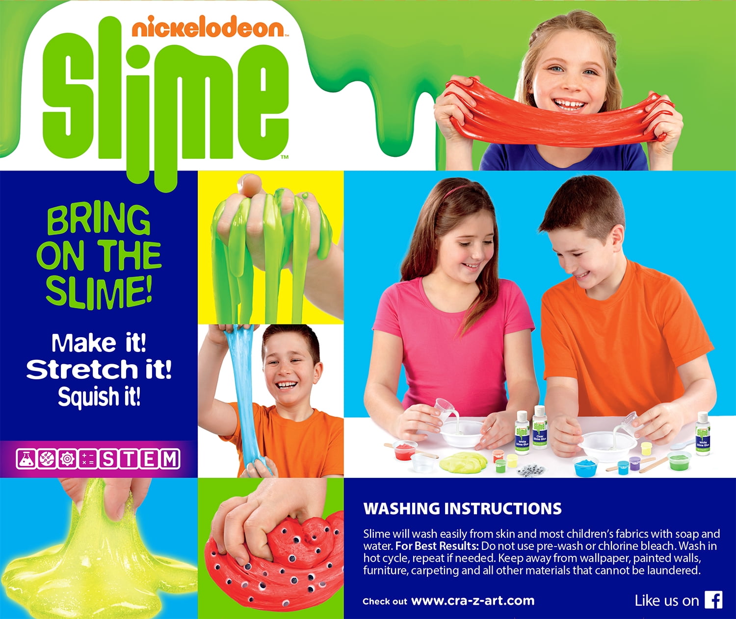 Cra-Z-Art Neon and Glow Slime Fun Kit