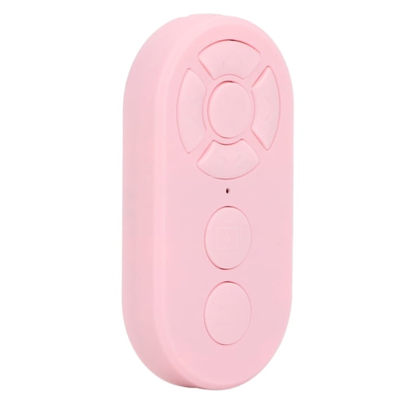YAHHU Phone Camera Remote Control Selfie Button Type C Rechargeable Bluetooth 10m / 32.8ft Wireless Shutter Clicker for Electronic Book Video Recording, Pink - Lightweight Setup