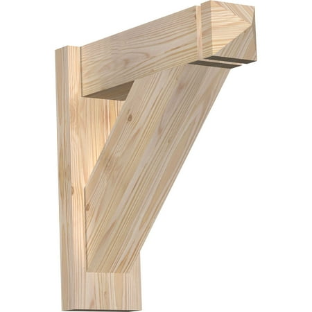 

5 1/2 W x 18 D x 18 H Traditional Smooth Arts and Crafts Outlooker Douglas Fir