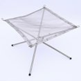 thumbnail image 5 of Camping Campfire Fire Rack Backyard Heating Mesh Fire Pit Rack Folding Wood Stoves Rack Bonfire Frame, 5 of 5
