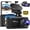 Black, variant on Dash Cam Front Rear 4K/1080P, Full HD Dash Cam with APP Control,Cars Build in Wifi, 3.94‘’IPS Screen Dash Camera with 32GB SD Card, G-Sensor, WDR, 24Hr Parking Mote, Loop Recording
