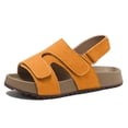 thumbnail image 5 of Gubotare Boys Summer Shoes Boy's Girl's Soft Closed Toe Outdoor Beach Summer Sport Sandals Water Shoes (Toddler/Little Kid/Big Kid) Size 1 (Brown,1 Big Kid), 5 of 8