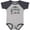 Baseball Heather and Navy, variant on Inktastic My Godmother Loves Me Godchild Boys or Girls Baby Bodysuit