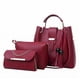 thumbnail image 1 of Set 3 Bolsos De Mano Para Mujer, Bolsa De Lujo Gran Capacidad Rojo, 1 of 3