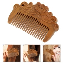 Toyvian Mini Wood Comb Hair Styling Women Gift Giving 1Pcs