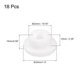 thumbnail image 3 of Uxcell 18pcs T-Shaped Silicone Plugs 23mm 15/16" Dia Snap in Plug Seal Round White, 3 of 7