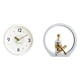 thumbnail image 1 of Reloj de pared,Reloj de pared decorativo,moderno y elegante.,Reloj de pared redondo silencioso y sin tictac,regalo,Estatua de niña,Estatuas de mujeres y niñas,figuritas decorativas elegantes, 1 of 8