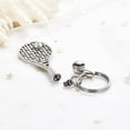 thumbnail image 5 of Tennis Racket Urn Keychain for Ashes for Women/Men Sport Mini Keyring Urn Locket Cremation Key Chain, 5 of 6