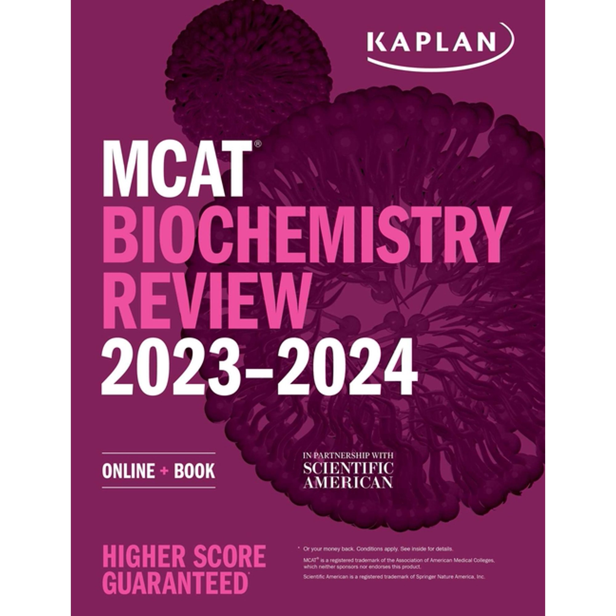 Kaplan Test Prep: MCAT Biochemistry Review 2023-2024 : Online + Book (Paperback)