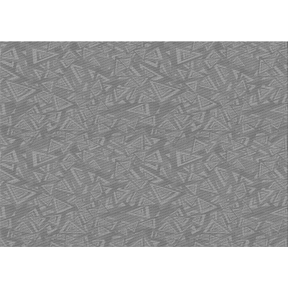 Ahgly Company Indoor Rectangle Patterned Dark Gray Area Rugs, 5' x 7'