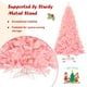 thumbnail image 5 of Árbol de Navidad BestComfort, artificial, rosa, 2,3 m/2,1 m, con bisagras, 5 of 8